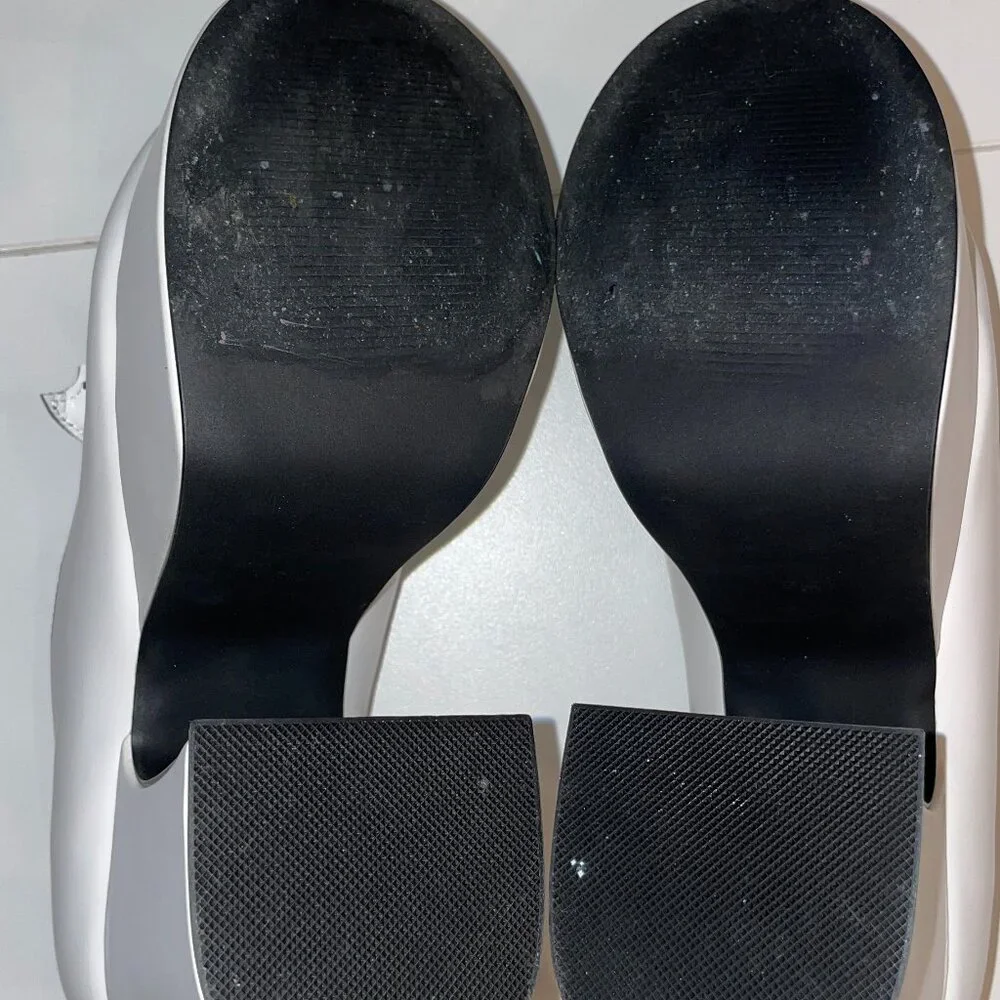 Strange Cvlt Banshee Platform Loafers in Bat White, Size 6 - Picture 8 of 10
